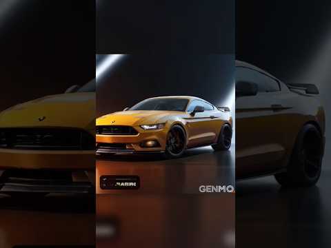 Evolution of Mustang GT | AI VS Original new version #trending #ai #tutorial #viral #evolution #asmr