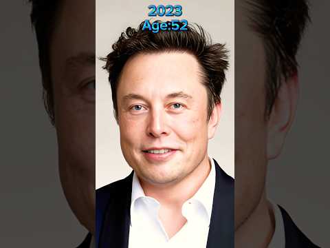 Elon Musk at different ages and in 2060#happybirthday #beforeandafter #transformation #evolution