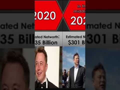 Elon Musk Networth Evolution part 3 #elonmusk #elonmusknetworth #elonmusktwitter #shorts