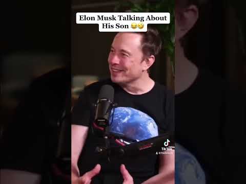 Elon Musk Talking About His Son 😂🤣 #elonmusk #children #interview #restaurant