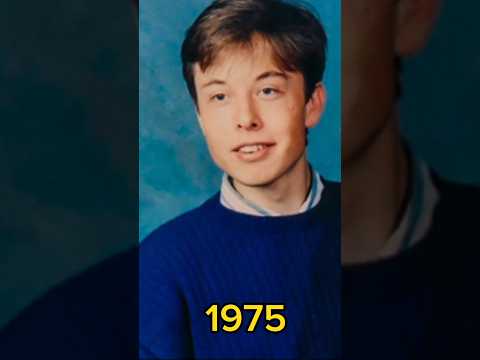 Elon Musk Transformation, 1975 to 2023 #shorts #evolution