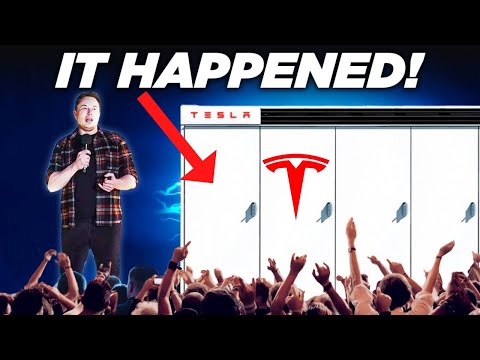 Elon Musk UNVEILS Giant Tesla Batteries That Powers 60k Homes!