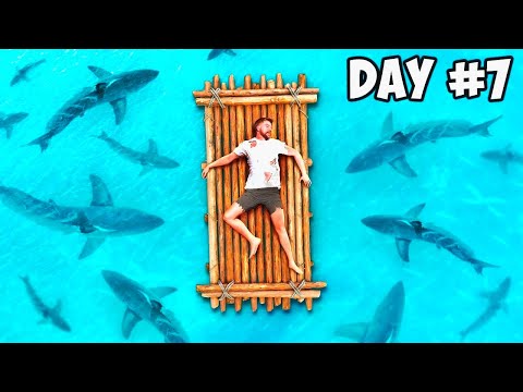 7 Days at sea || Ocean 🌊|| Sea|| Sharks |Mr beast