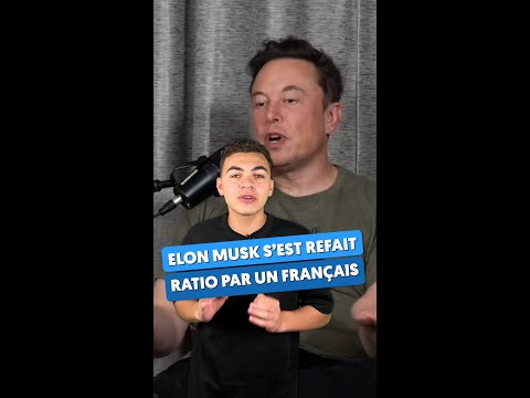 Elon Musk s'est refait Ratio par un Français 😱🇫🇷! #elonmusk #ratio #arkunir #actualite #shortsvideo