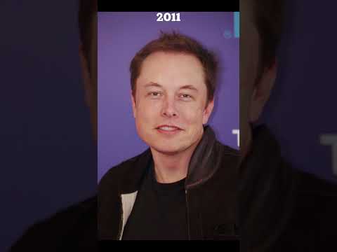 The Evolution Of Elon Musk(1995-2023)#shorts