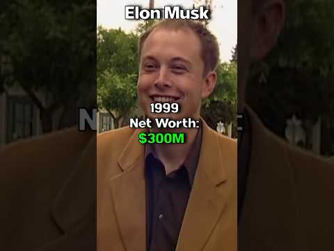 Elon Musk Evolution Net Worth 1999 – 2022 #shorts #elonmusk #networth