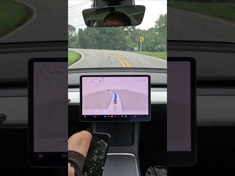 🏃‍♂️self driving too cautious?🙃 #tesla #teslatok #teslamodel3 #teslacheck #elonmusk #selfdriving