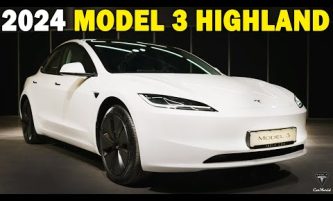 Just Happened! Elon Musk Unveiled A First Look 2024 Tesla Model 3 Highland Impressive Interior!