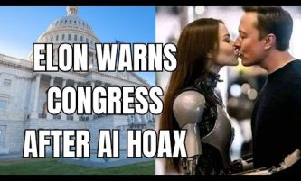 Elon Musk WARNS Capitol Hill After Robot Wife HOAX