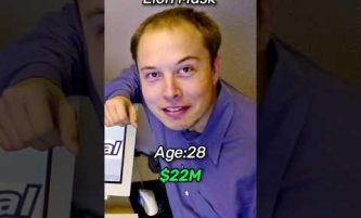 The evolution of Elon Musk 🤑💵 #elonmusk #elon #musk #elonmuskmotivation #money #wealth #richest