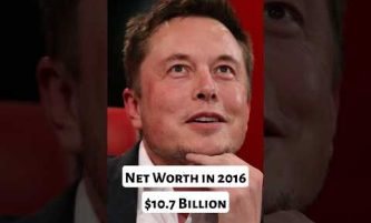 Elon Musk's Net Worth since 2014 to 2023 #evolution #shorts #elonmusk #tesla