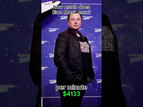 how mach does Elon Musk earn? #elonmusk #shorts #money #evolution #earnmoney