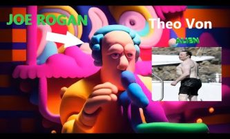 Joe Rogan Theo Von Alien Billionaires X Claymation