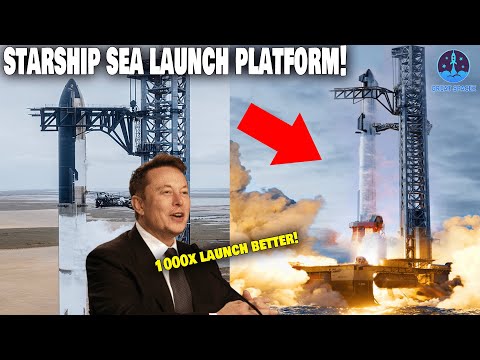 Elon Musk just revealed "Starship Ocean launch platform"…