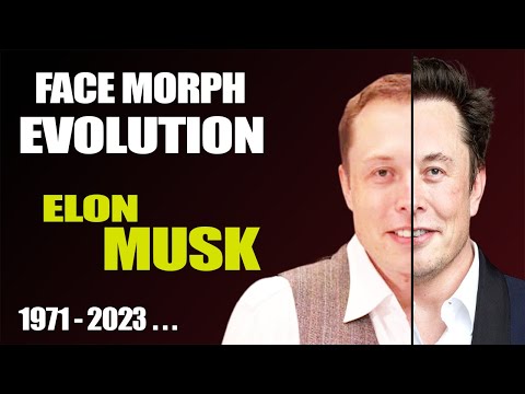 Elon Musk – Transformation (Face Morph Evolution 1971 – 2023)