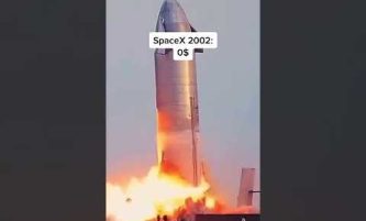 SpaceX Evolution 2002-2023 🚀🚀Elon Musk #elonmusk #elon #spacex  #rocket #evolution