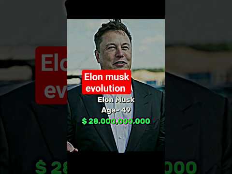 EVOLUTION ELON MUSK, #elonmusk #marte #bilionários