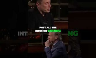 The Internet's Evolution Beyond Gutenberg Press Elon Musk with Bill Maher