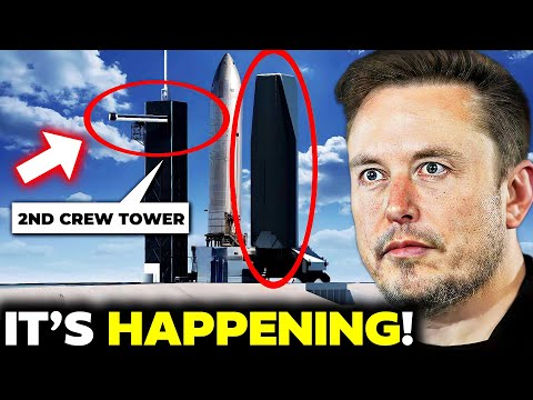 Elon Musk Just BUILT A 2nd Crew Launch Tower!