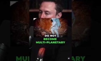 Elon Musk believes humanity faces EXTINCTION 🤯 #elonmusk #humanity #earth #evolution #shorts #viral