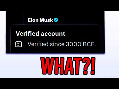 Elon Musk's Twitter Was Verified In 3000 BCE?