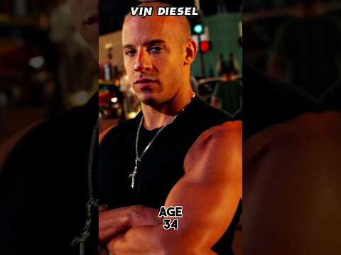 The evolution of Vin Diesel 🫡 #shorts #evolution #vindiesel