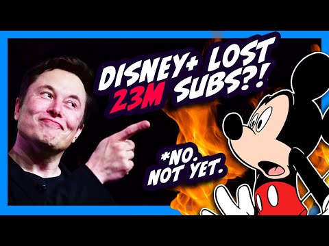 Disney Plus Lost 23 MILLION Subscribers Overnight Because of Elon Musk?! (No, Not Really.)