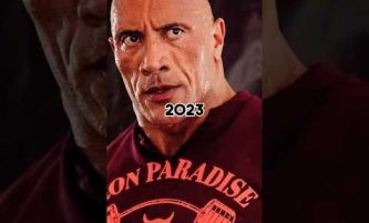 The evolution of Dwayne Johnson🔥 #shorts #trending