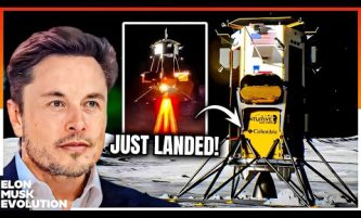 Elon Musk's SpaceX Intuitive Machine Lunar Lander Successful Landing!