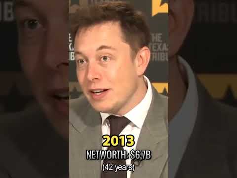 Elon Musk through the years#evolution  #elonmusk #viral #shorts