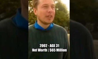 The Evolution Of Elon Musk's Net Worth