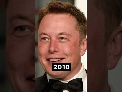 How Elon Musk has aged? #spacex #elonmusk #tesla #evolution