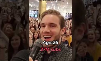 Pewdiepie over the years! #trending #elonmusk #evolution #viral #youtubeshorts