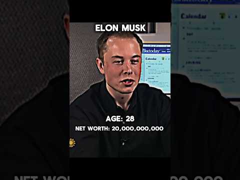 The Evolution of ELON MUSK💵💵#shorts