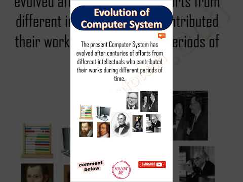 Evolution of Computer System, #computerknowledge #computergkknowledge