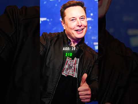 the EVOLUTION of ELON MUSK #money #elonmusk #wealthy #nasa #billionaire #millionaire