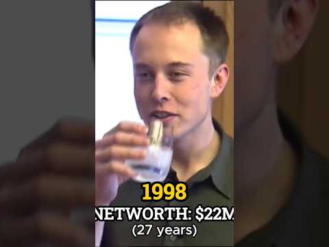 Elon Musk Net Worth Evolution  #elonmusk #entertainment #evolution #starlink #twiter