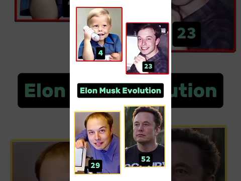 The Evolution of Elon Musk #shorts #elonmusk #tesla #cat #elon